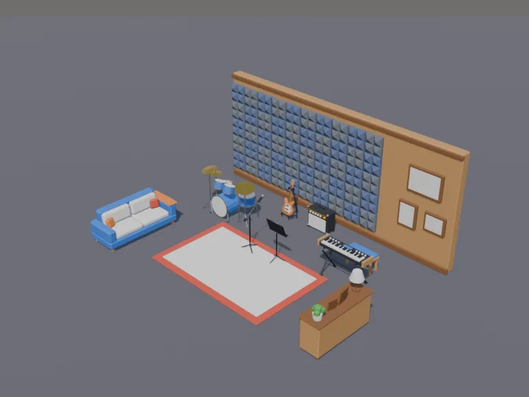 Cosy Music Room, view 3