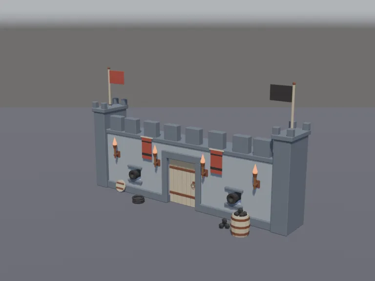 Cove Fort Wall, view 2