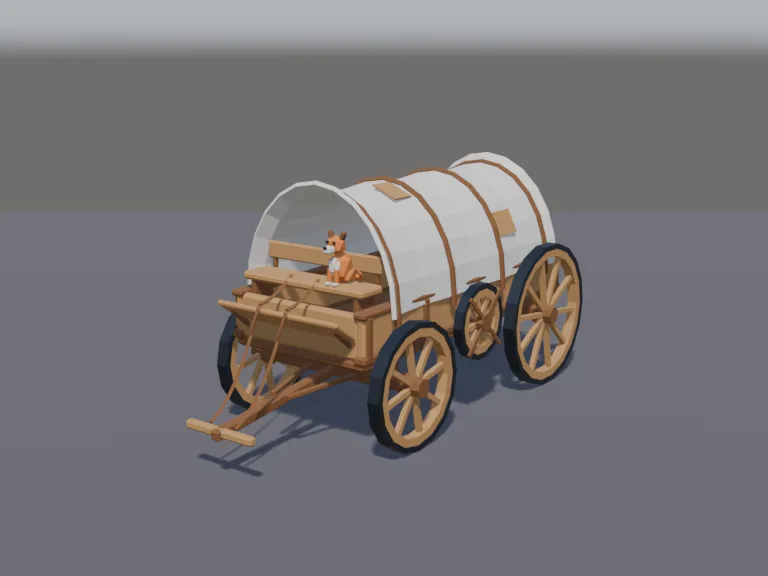 Covered Wagon, view 2