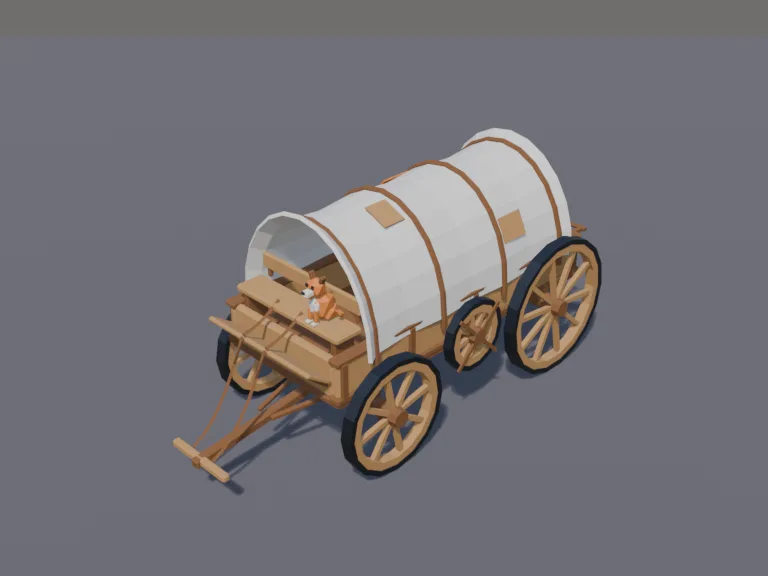 Covered Wagon, view 3