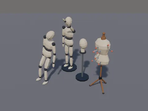 Creepy Mannequin Set