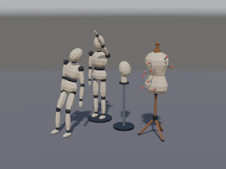 Creepy Mannequin Set, view 2