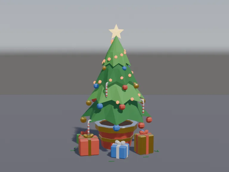 Decorated Christmas Tree, view 4