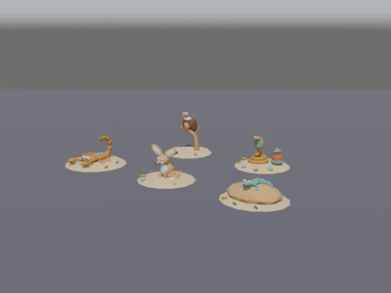 Desert Animals Set, view 2