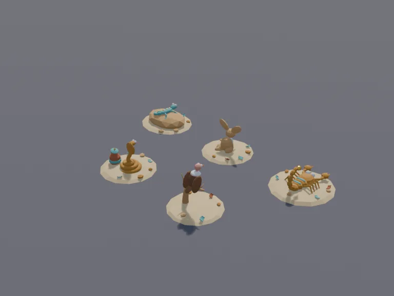 Desert Animals Set, view 4