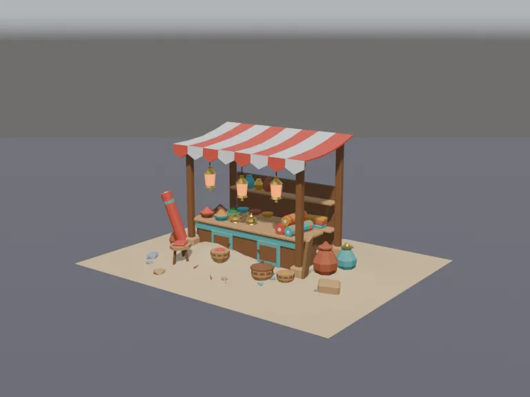 Desert Bazaar Stall, view 2