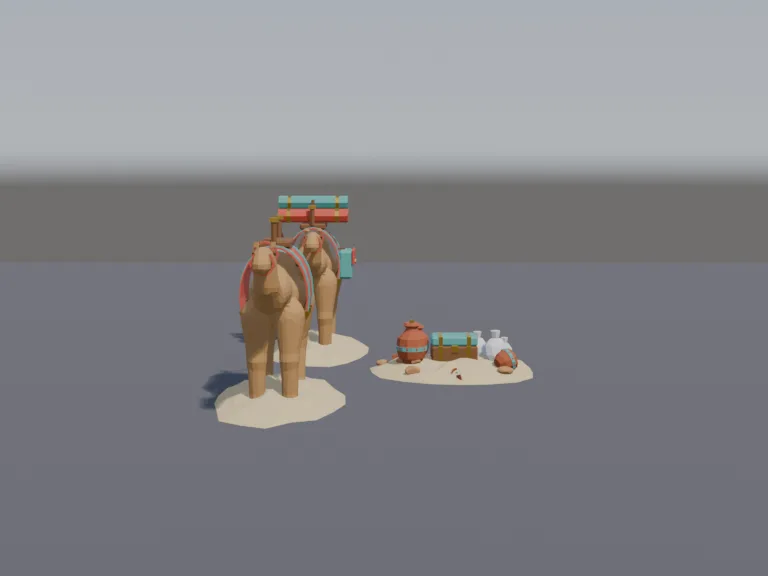 Desert Camel Caravan, view 3