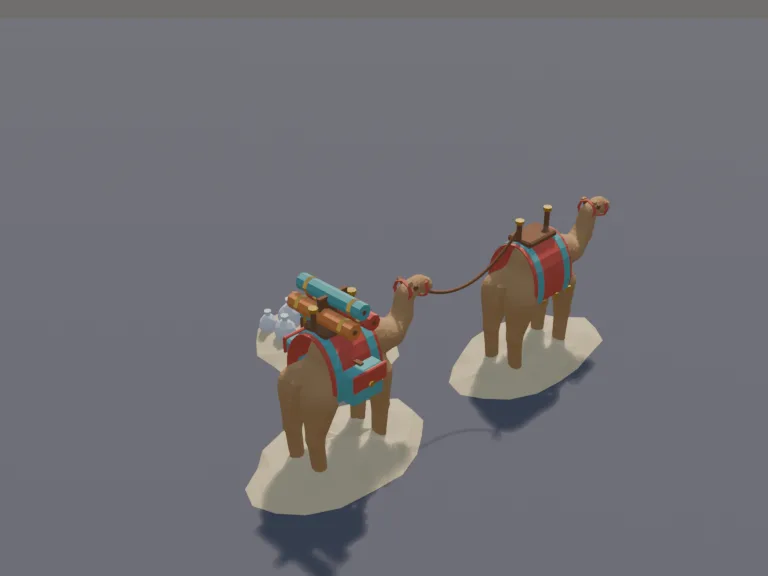 Desert Camel Caravan, view 4