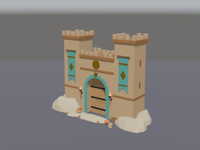 Desert City Gate, view 2