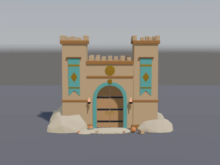 Desert City Gate, view 4