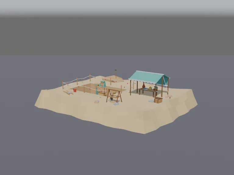 Desert Dig Site, view 2