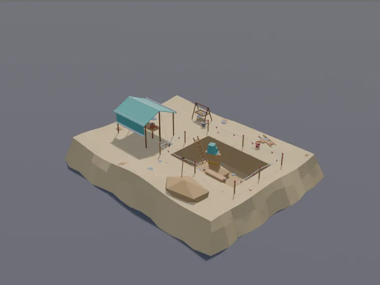 Desert Dig Site, view 4