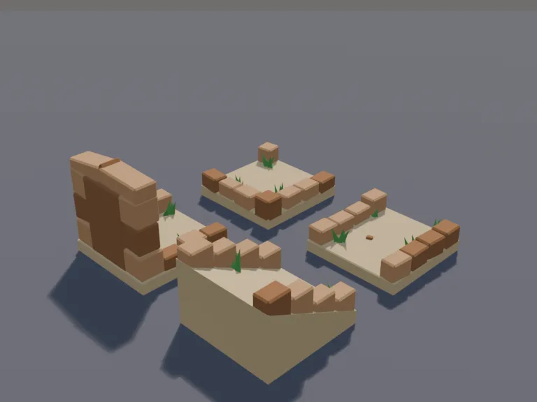 Desert Enemy Path Kit, view 4