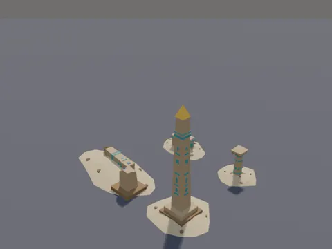 Desert Obelisk Set