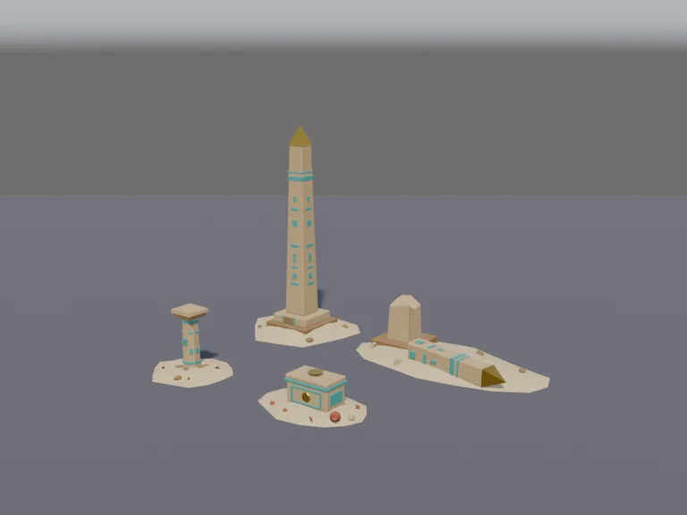 Desert Obelisk Set, view 2