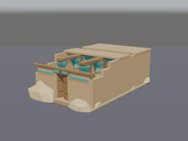 Desert Temple Hall, view 2