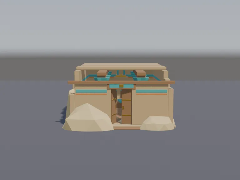 Desert Temple Hall, view 4