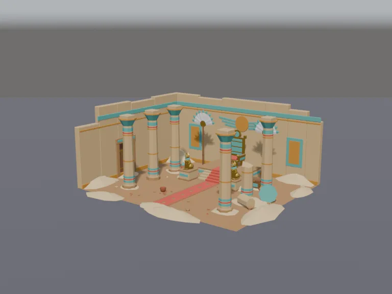 Desert Throne Room, view 2