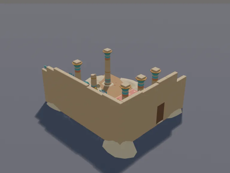 Desert Throne Room, view 4