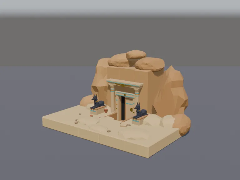Desert Tomb Entrance, view 2