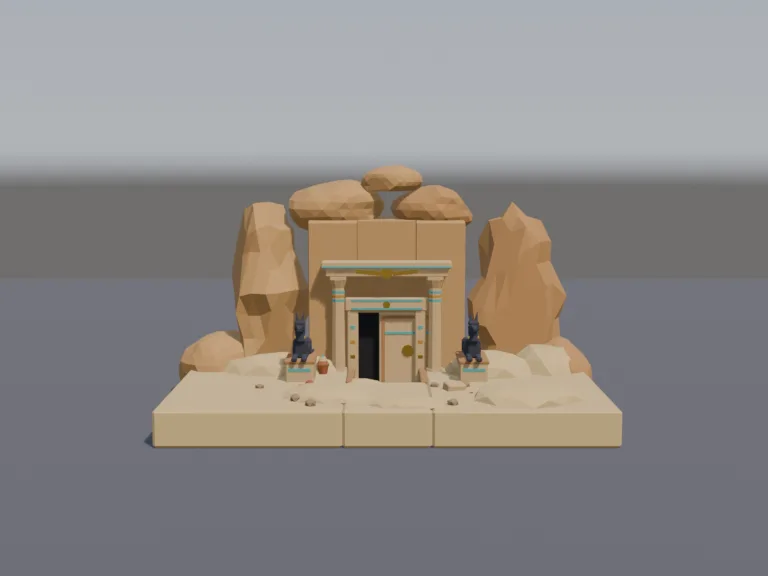 Desert Tomb Entrance, view 4
