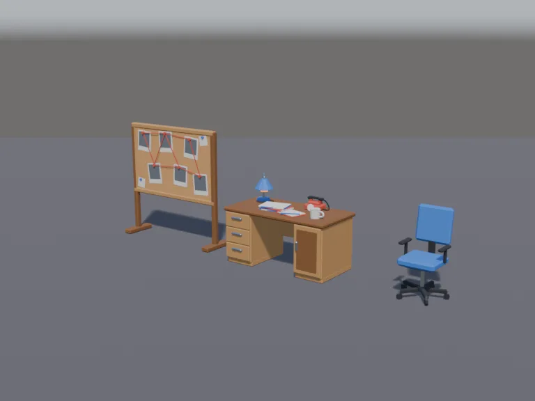 Detective Desk Set, view 2