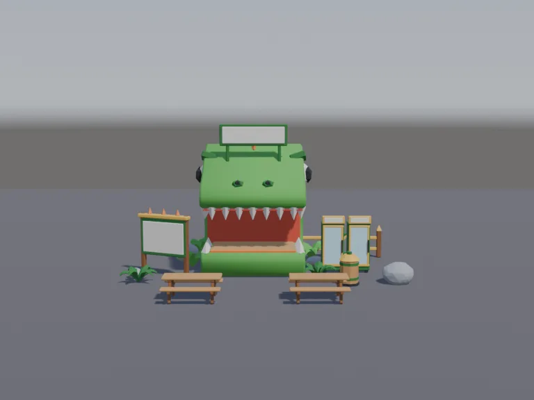 Dino Head Snack Kiosk, view 4