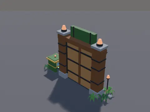 Dino Paddock Gate