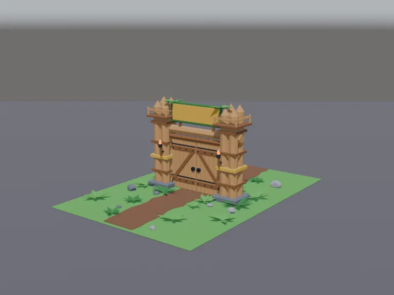 Dinosaur Park Gate, view 2