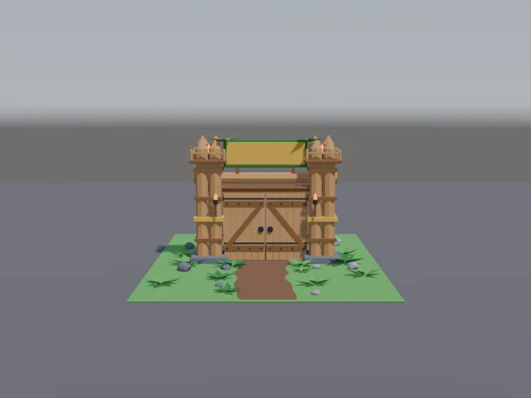 Dinosaur Park Gate, view 4