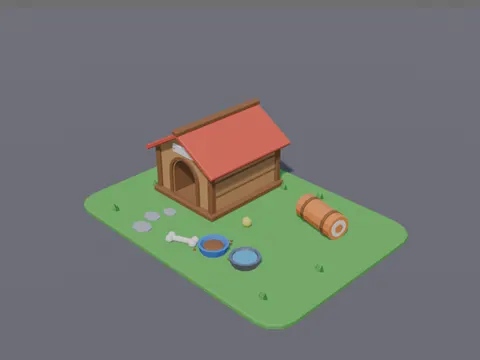 Doghouse Yard Set