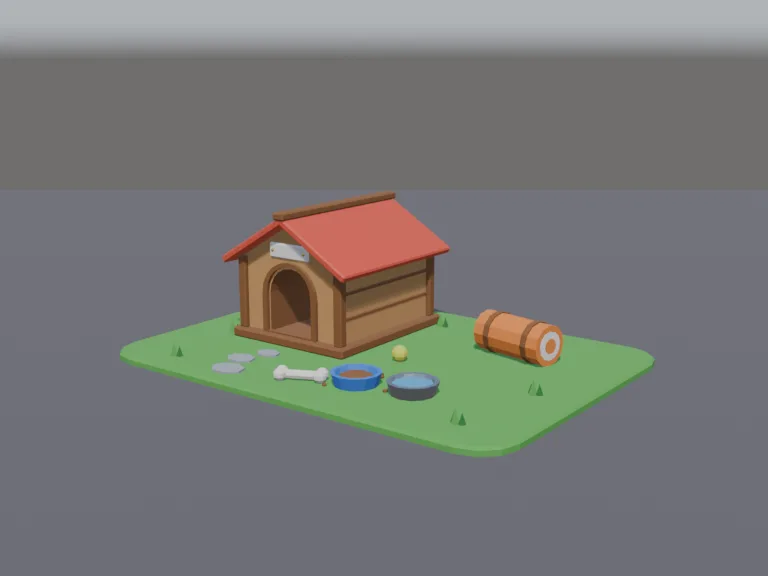 Doghouse Yard Set, view 2