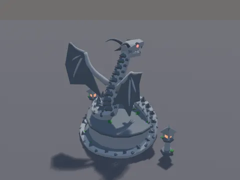 Dragon Statue Fountain