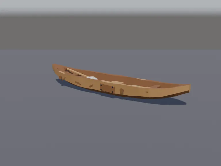Dugout Survival Canoe, view 2