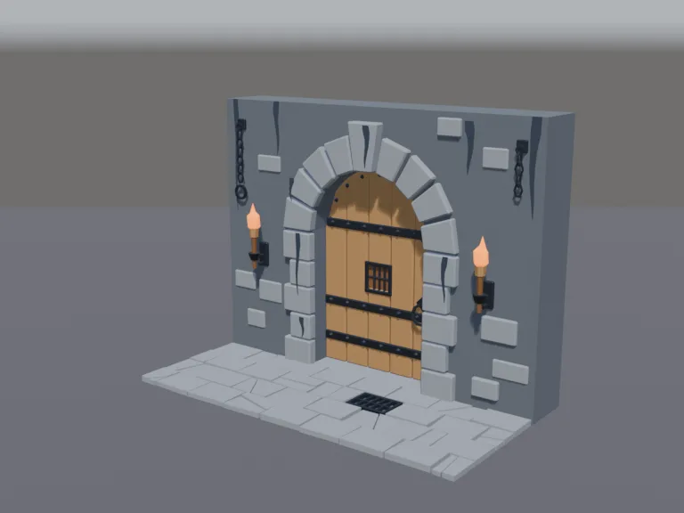 Dungeon Iron Door, view 2