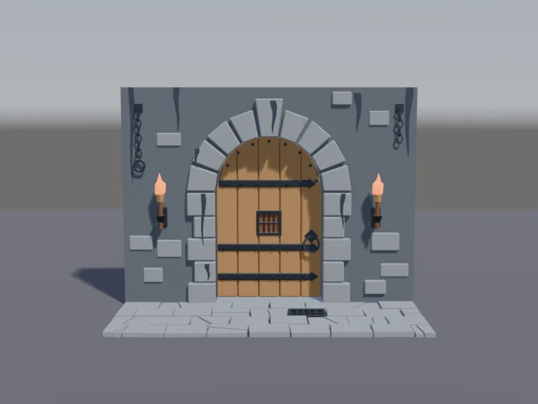 Dungeon Iron Door, view 4