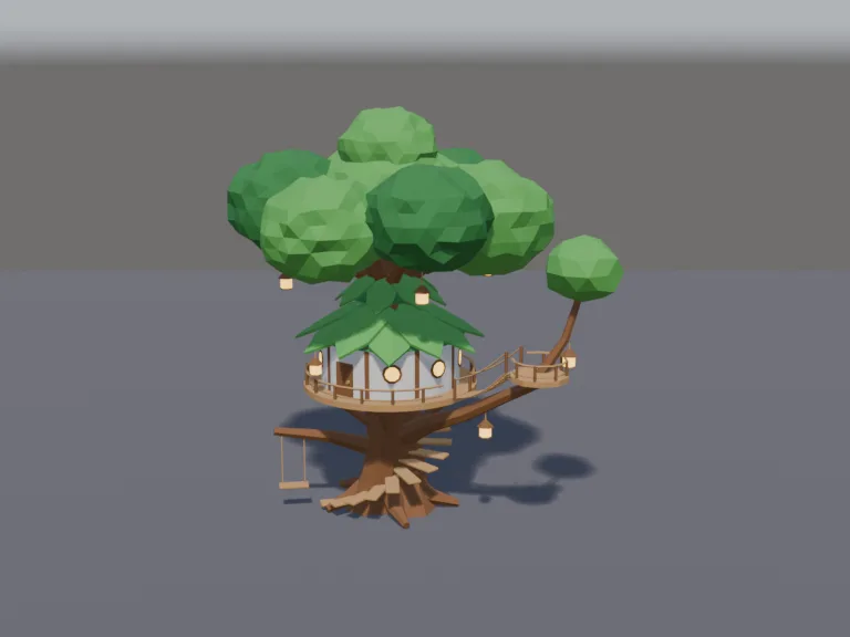Elven Treehouse, view 2
