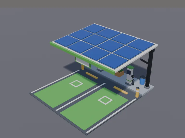 EV Charging Station, view 3