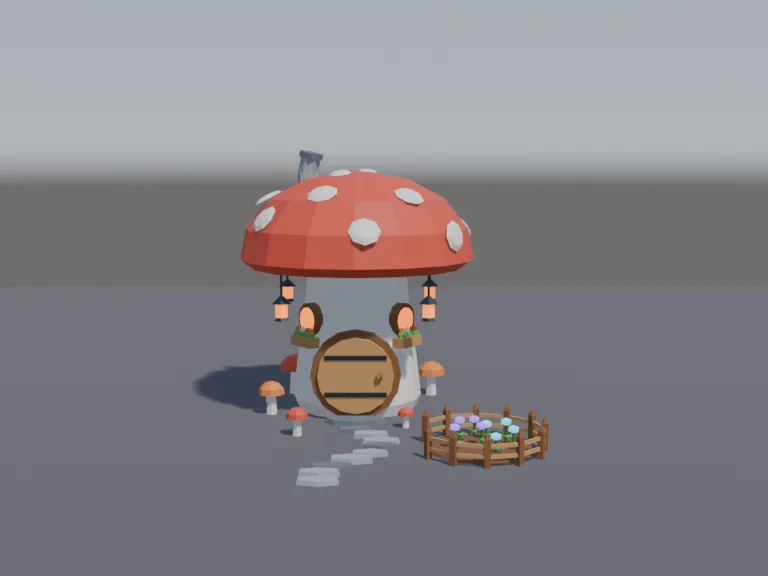 Fairy Mushroom House, view 4
