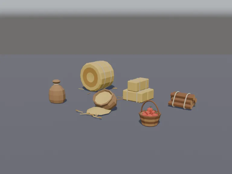 Farm Sacks and Bales, view 2