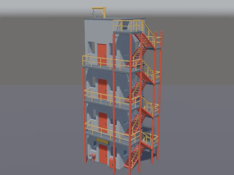 Fire Training Tower, view 2