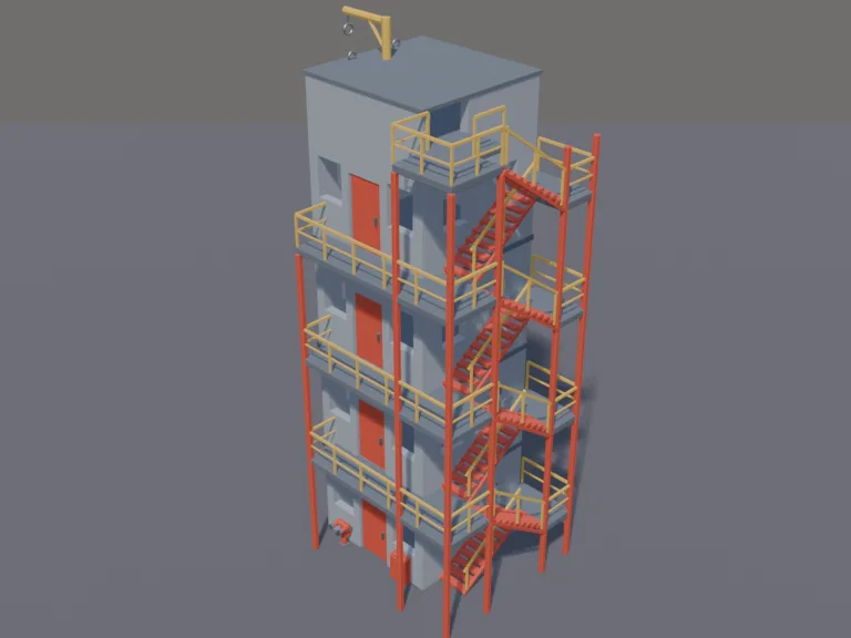 Fire Training Tower, view 3
