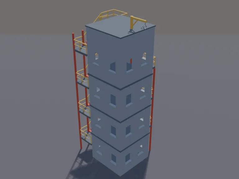 Fire Training Tower, view 4