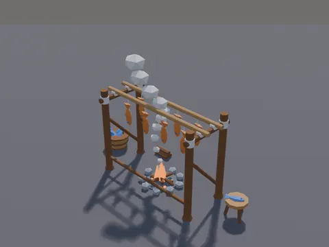 Fish Smoking Rack