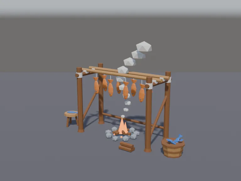 Fish Smoking Rack, view 2