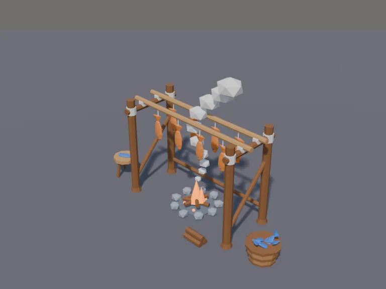 Fish Smoking Rack, view 3