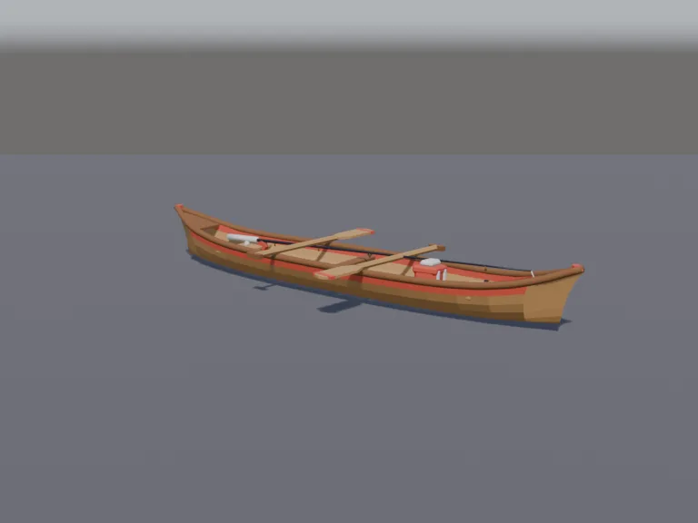 Fishing Canoe, view 2