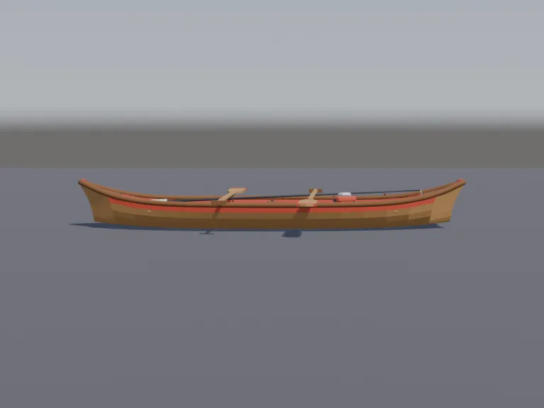 Fishing Canoe, view 4