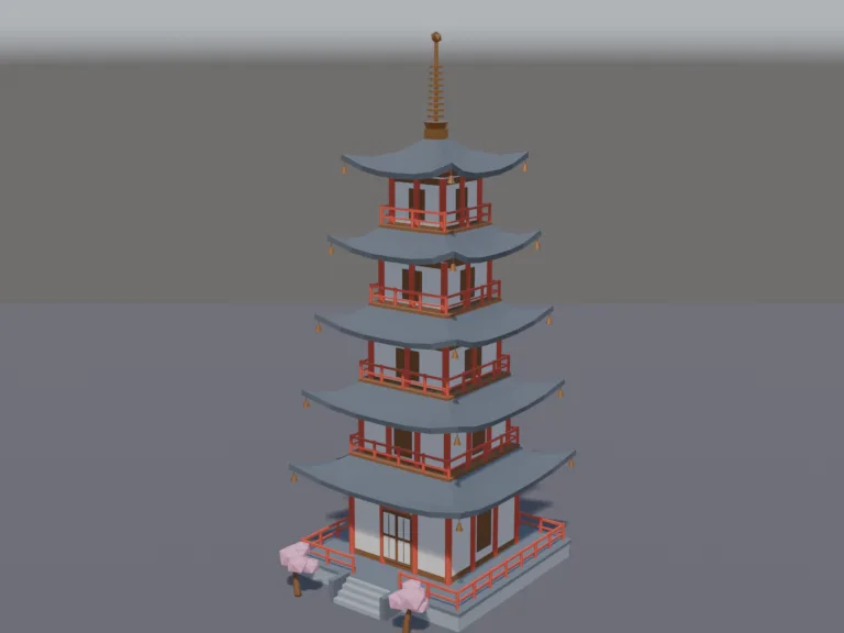 Five-Storey Pagoda, view 2