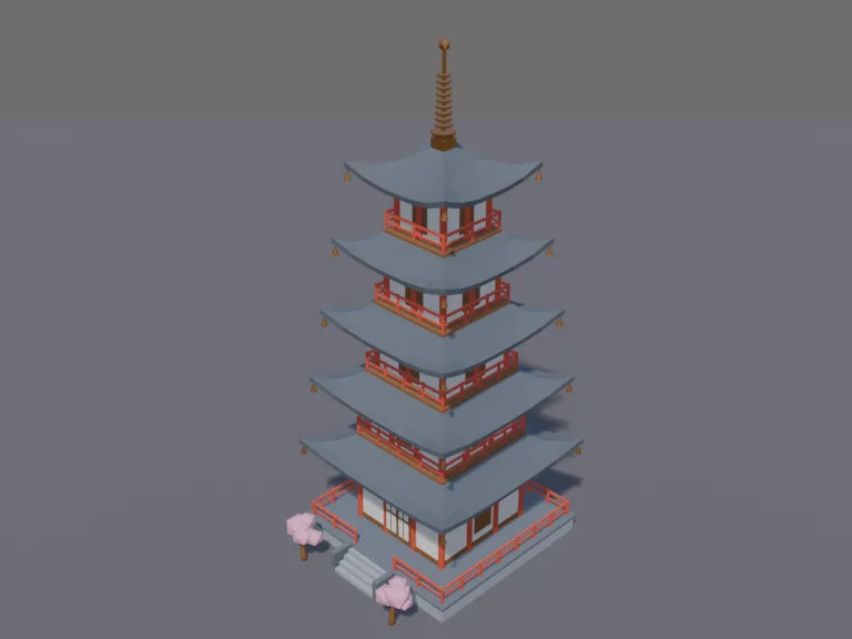 Five-Storey Pagoda, view 3